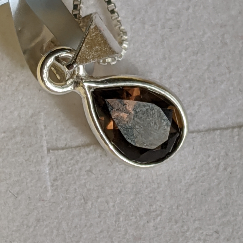 Smokey Quartz Pendant/Necklace - Picture 2 of 7